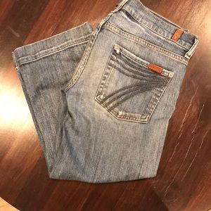 7 for all Mankind “dojo” Crop jeans